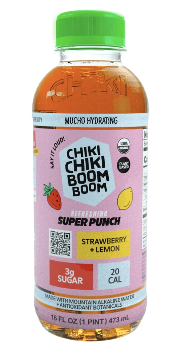 Picture of Chiki Chiki Boom Boom KHRM00406192 16 fl oz Organic Strawberry & Lemon Juice