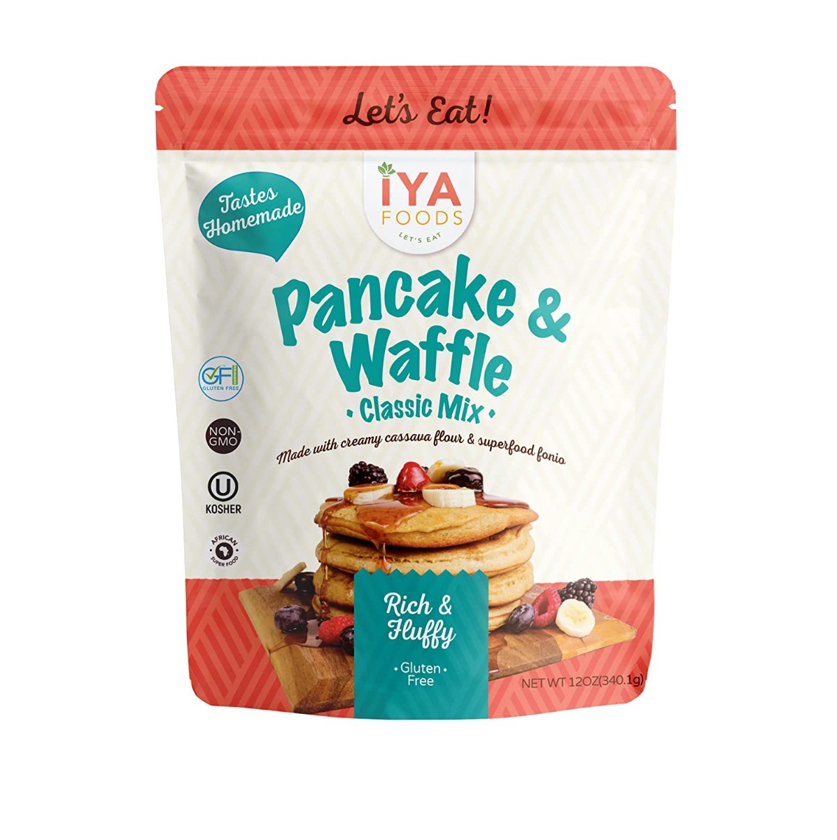 Picture of Iya Foods KHRM00395604 12 oz Pancake Waffle Classic Mix