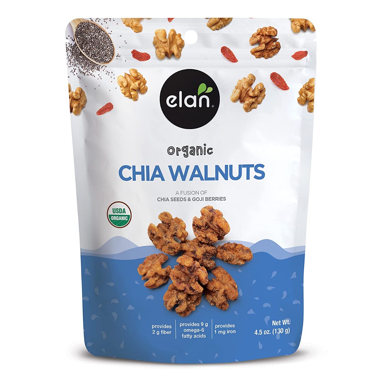 Picture of Elan KHCH00394535 4.5 oz Organic Chia Walnuts