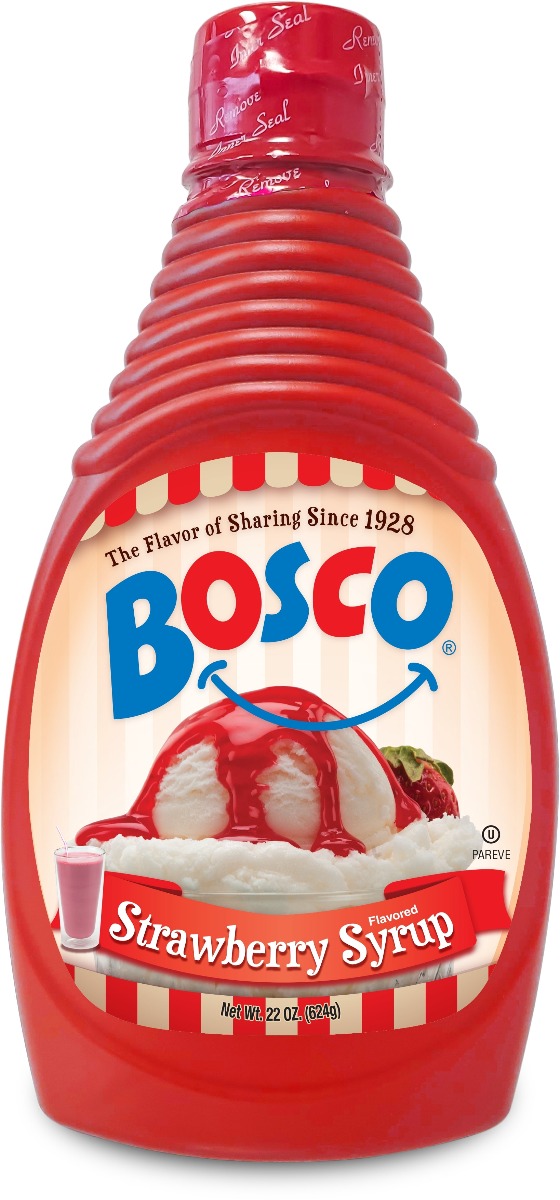 Picture of Bosco KHRM00388276 22 oz Strawberry Syrup