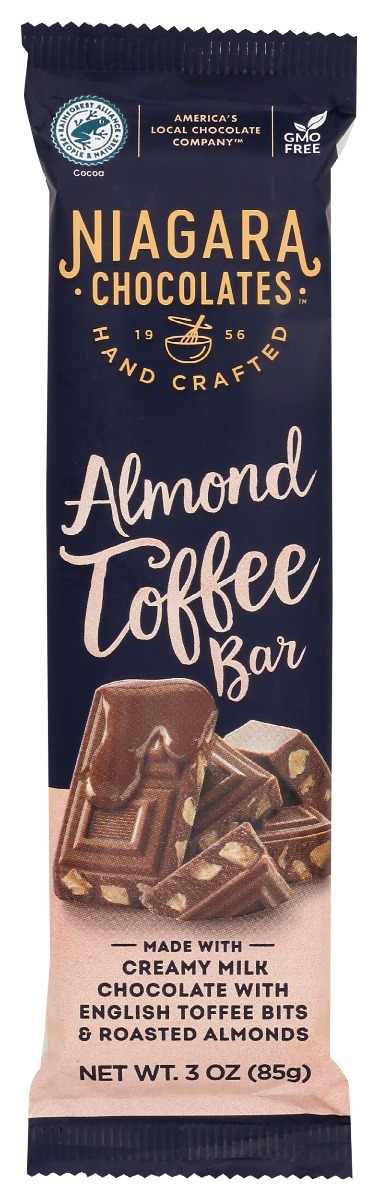 Picture of Niagara KHCH00397135 3 oz Milk Chocolate Almond Toffee Bar