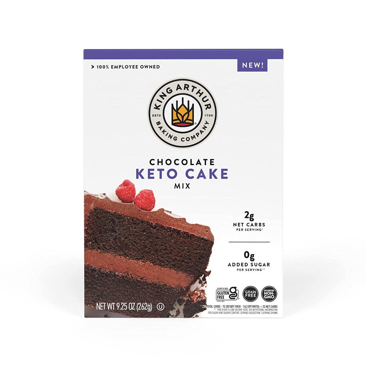 Picture of King Arthur KHRM00399666 9.25 oz Chocolate Keto Cake Mix