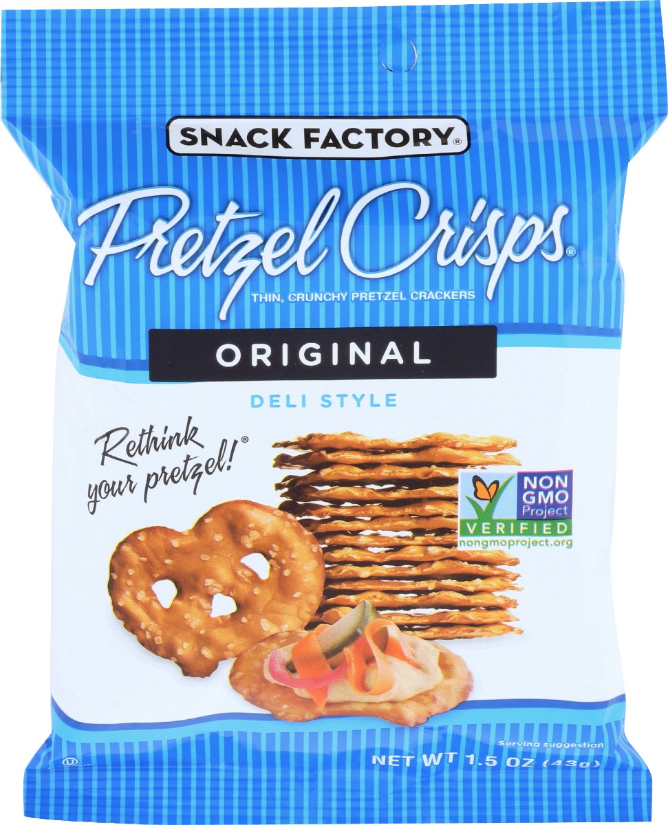 Picture of Snack Factory KHRM00122384 1.5 oz Original Pretzel Crisps