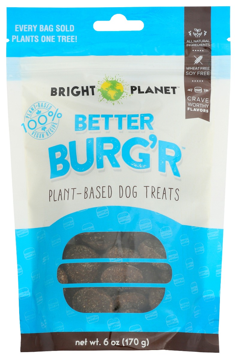 Picture of Bright Planet KHRM00399321 6 oz Better Burgr Plant Based Dog Treats