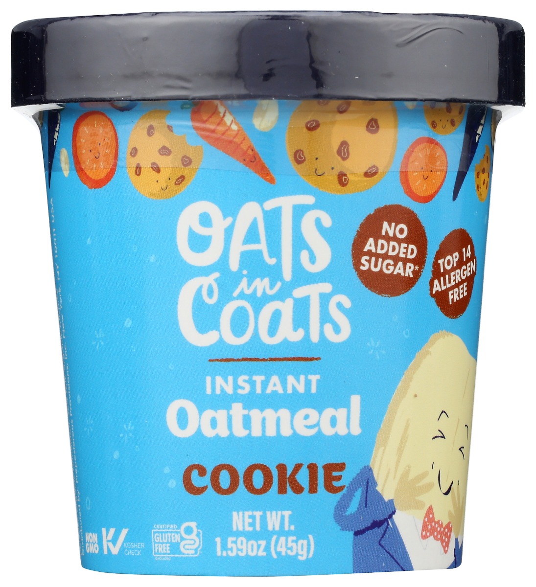 Picture of Oats In Coats KHRM00404536 1.59 oz Cookie Gluten Free Instant Oatmeal Cups