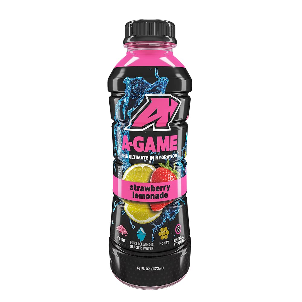 Picture of A-Game KHRM00405896 16 fl oz Beverage Strawberry Lemonade Drinks
