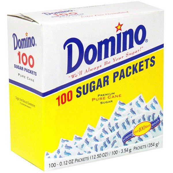 Picture of Domino KHRM00358177 12.5 oz Premium Sugar Packet - 100 Count