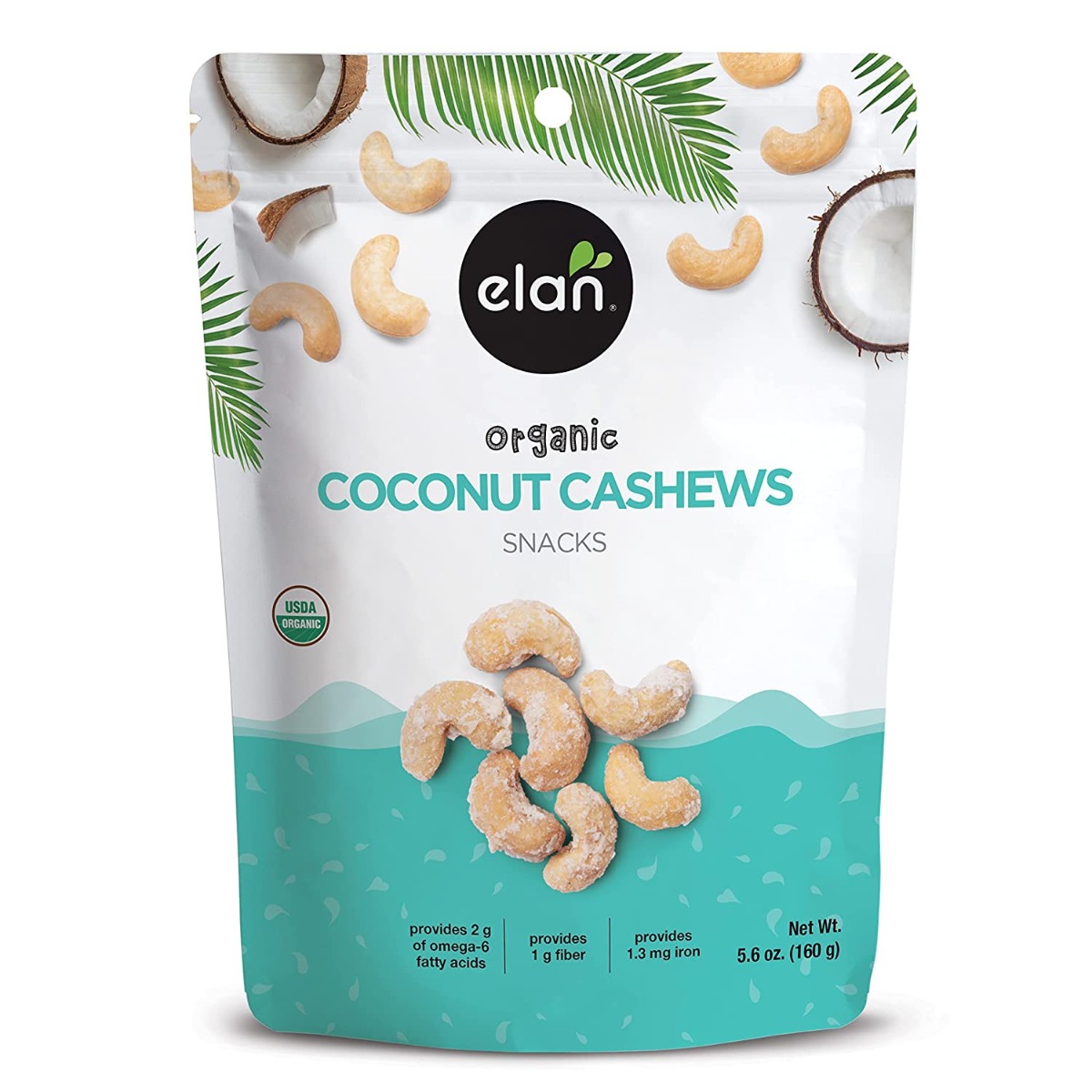 Picture of Elan KHCH00394540 5.6 oz Organic Coconut Cashews Nuts