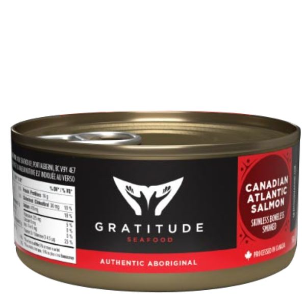 Picture of Gratitude Seafood KHCH00407300 5.3 oz Skinless Boneless Smoked Salmon