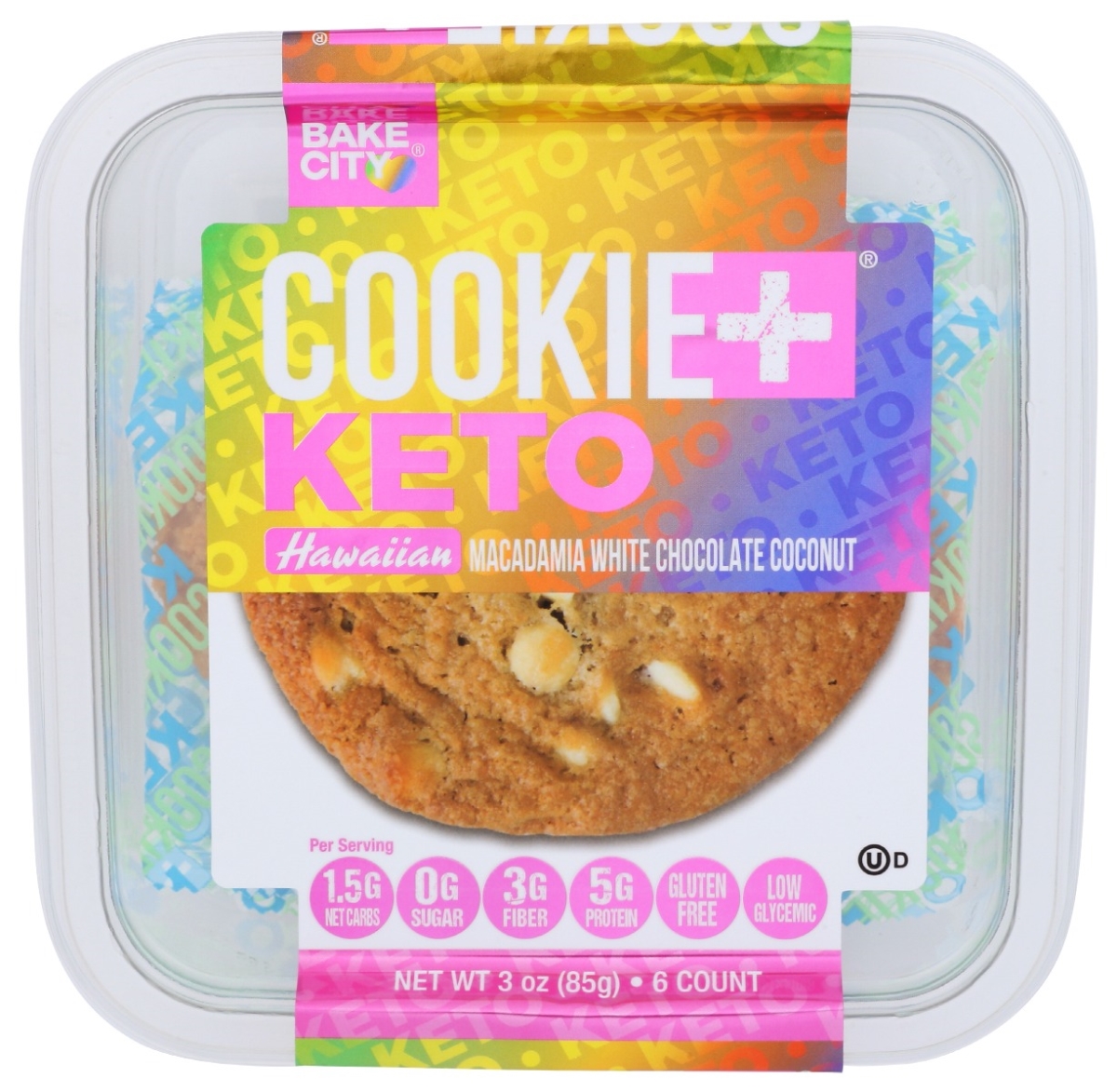 Picture of Bake City KHCH00386264 3 oz Plus Keto Hawaiian Cookie
