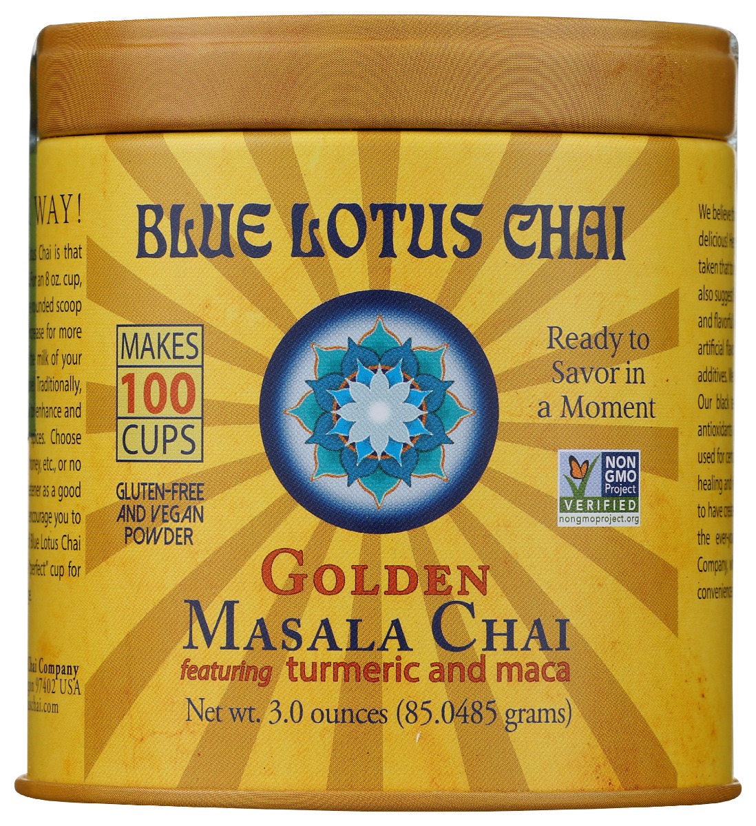 Picture of Blue Lotus Chai KHRM00407089 3 oz Golden Masala Chai