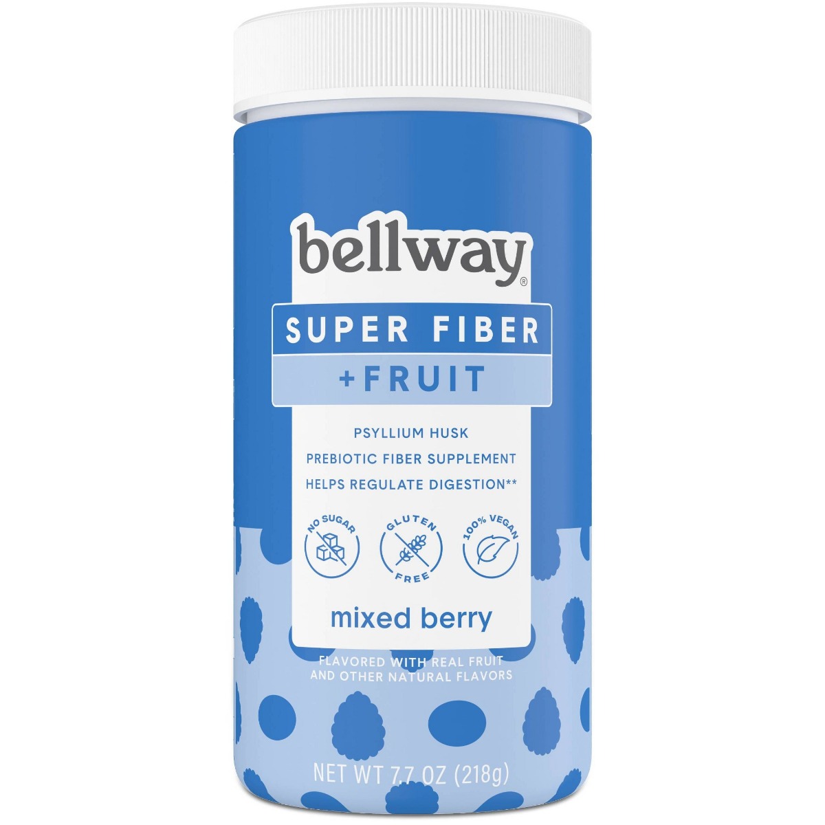 Picture of Bellway KHCH00388714 7.7 oz Super Fiber Mixed Berry Powder