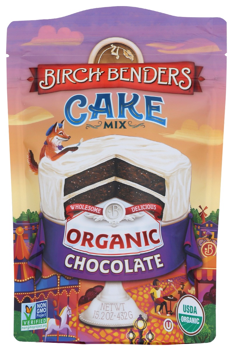Picture of Birch Benders KHCH00375284 15.2 oz Organic Cake Chocolate Mix
