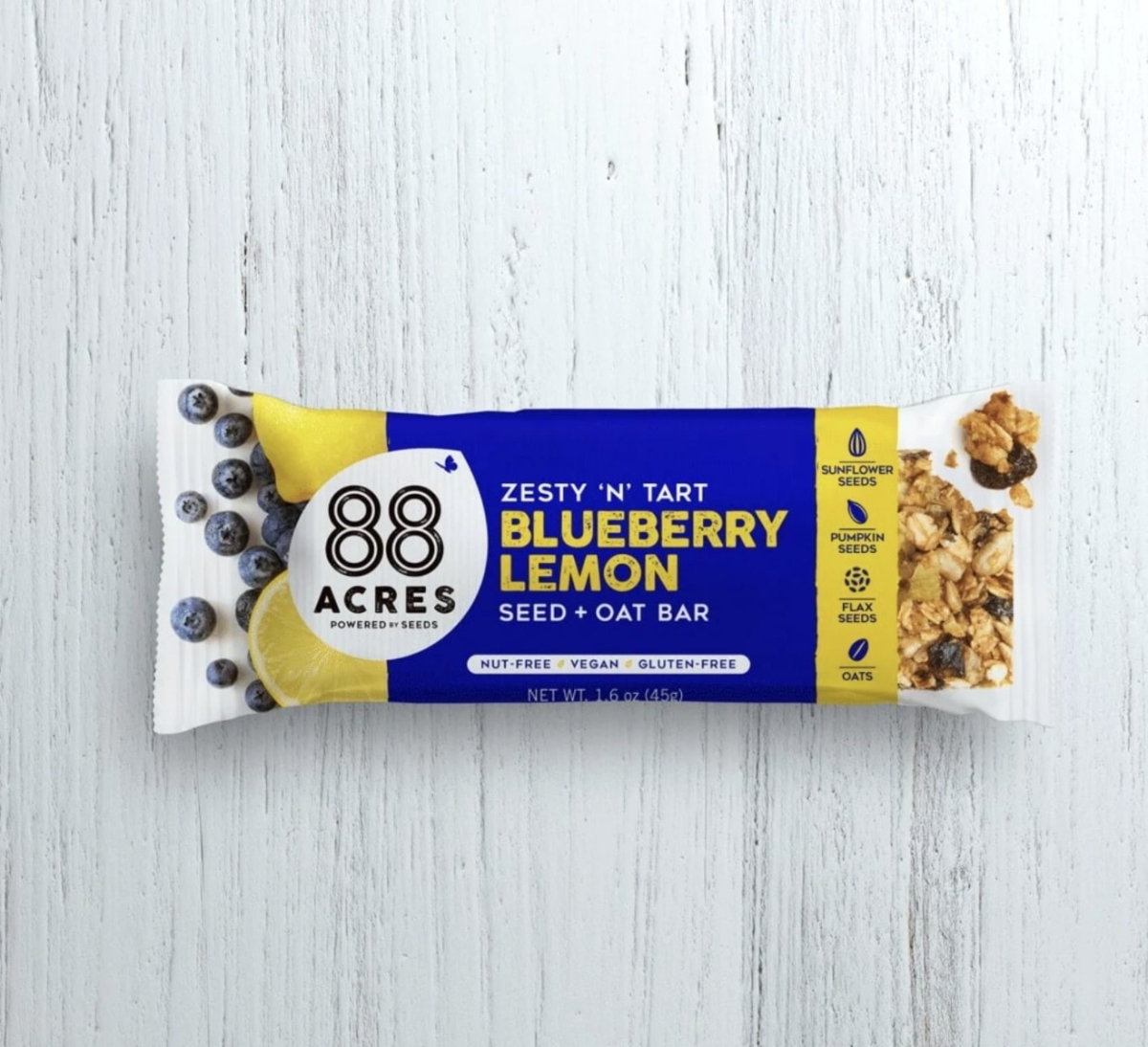Picture of 88 Acres KHCH00382686 1.6 oz Blueberry Lemon Craft Seed Bar