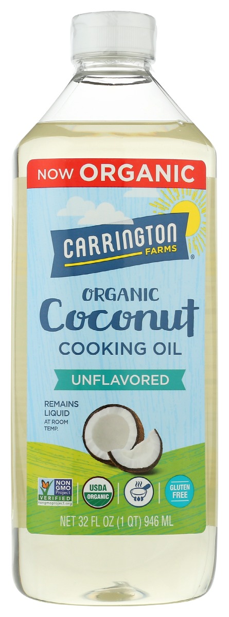 Picture of Carrington Farms KHCH00357929 32 fl oz Unflavored Organic Coconut Oil