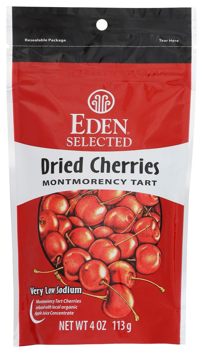 Picture of Eden Foods KHCH00365593 4 oz Fruit Dried Cherry Montmorency Snack