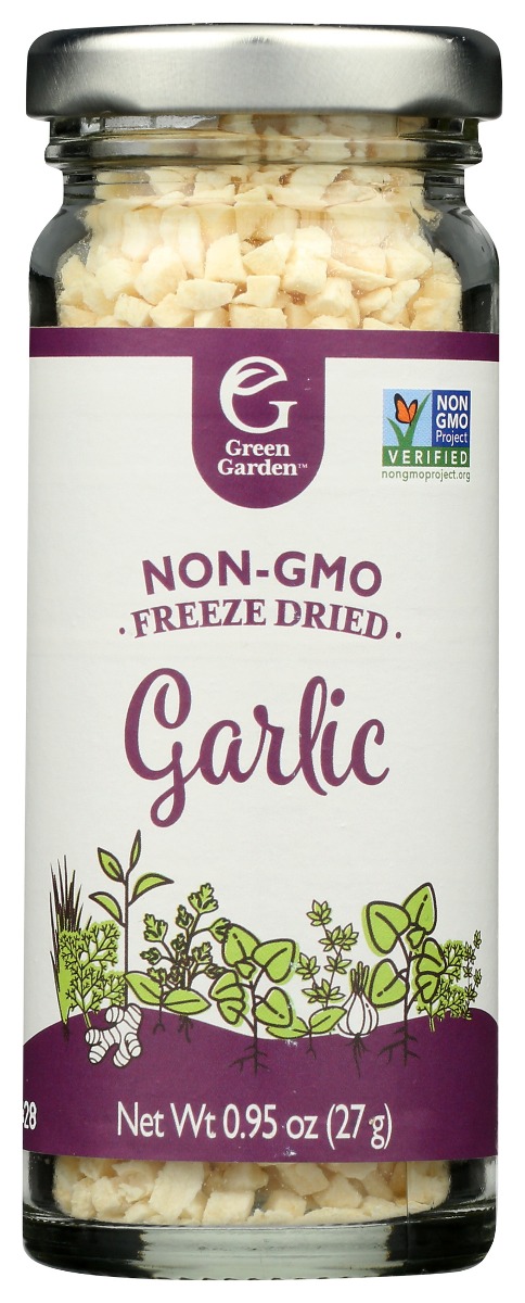 Picture of Green Garden KHCH00390650 108 ml Garlic Freeze Dried Herb Seasoning