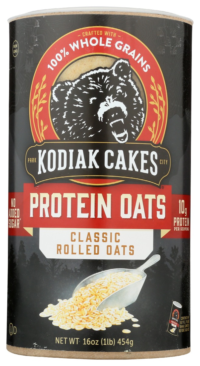 Picture of Kodiak KHCH00364876 16 oz Classic Rolled Oats Oatmeal Canister