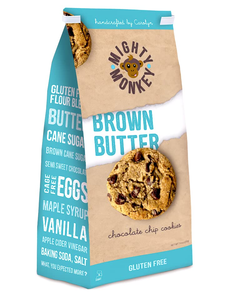 Picture of Mighty Monkey KHCH00399197 7.4 oz Gluten Free Browned Butter Chocolate Chip