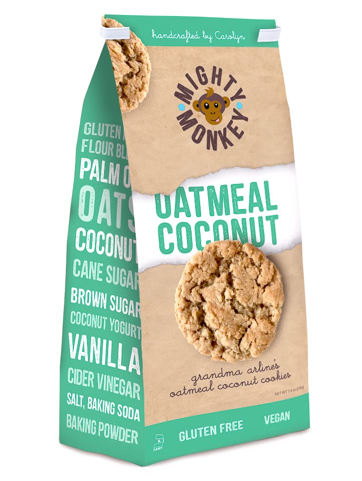 Picture of Mighty Monkey KHRM00398031 7.4 oz Oatmeal Coconut Cookie