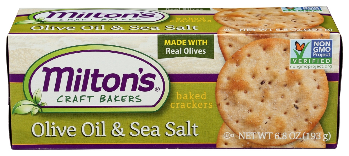 Miltons KHCH00358560 6.8 oz Olive Oil Seasalt Cracker -  Milton's