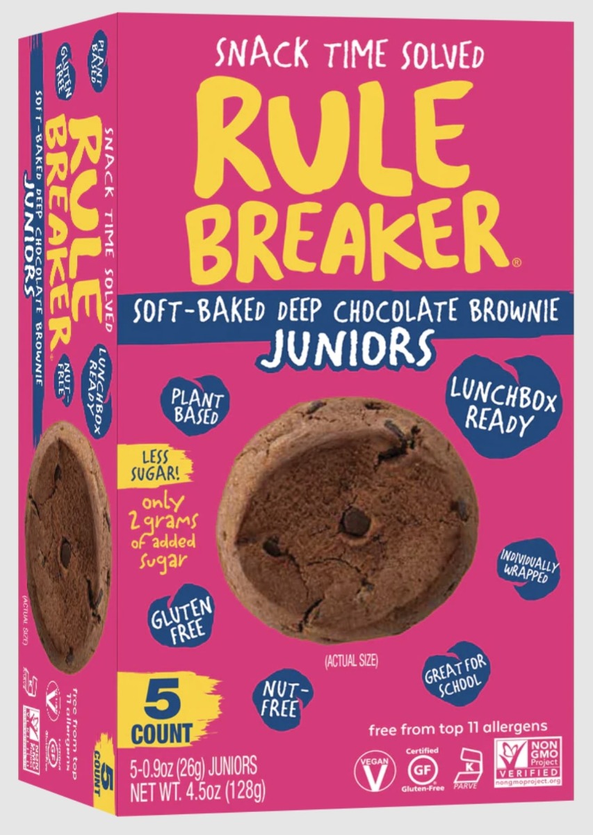 Picture of Rule Breaker Snacks KHRM00406275 4.5 oz Chickpea Brownie Cookies