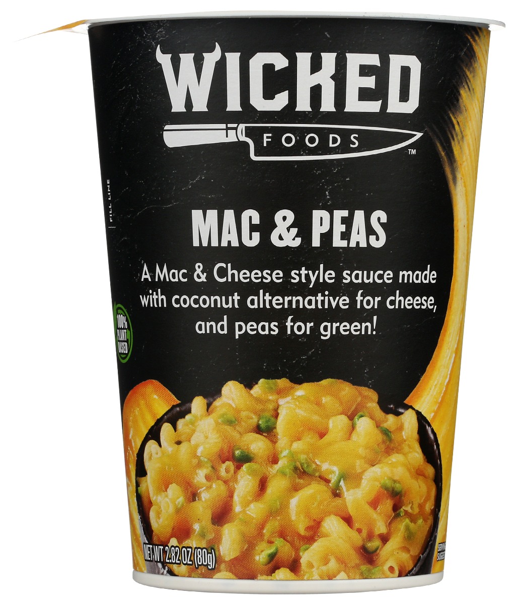 Picture of Wicked Kitchen KHCH00387121 2.82 oz Mac & Peas Entree