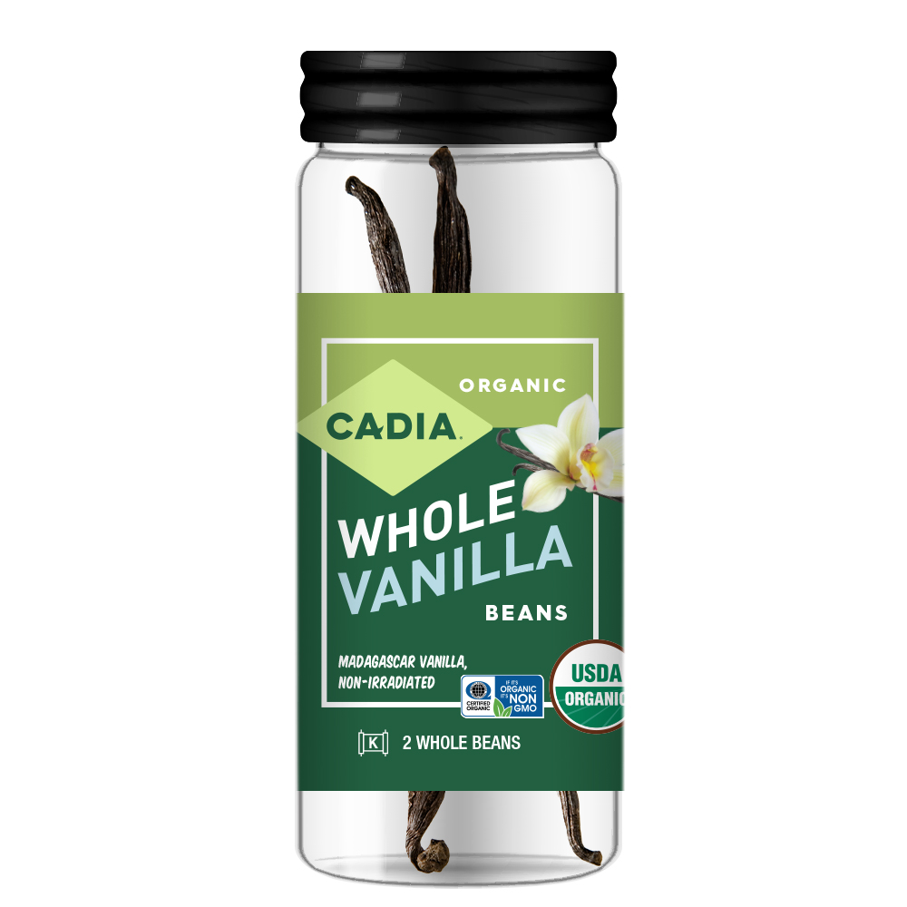Picture of Cadia KHCH00391382 Organic Whole Vanilla Beans - 2 Piece