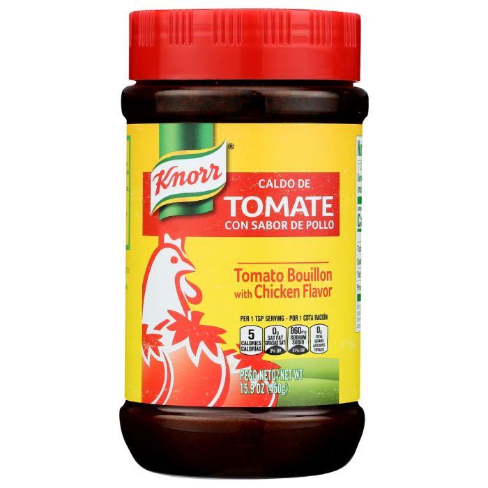Picture of Knorr KHRM00025345 15.9 oz Tomato Bouillon with Chicken Flavor