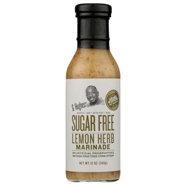 Picture of G Hughes KHRM00333338 12 oz Sugar Free Lemon Herb Marinade