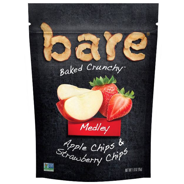 Picture of Bare Fruit KHRM00339371 1.6 oz Medley Apple & Strawberry Chips