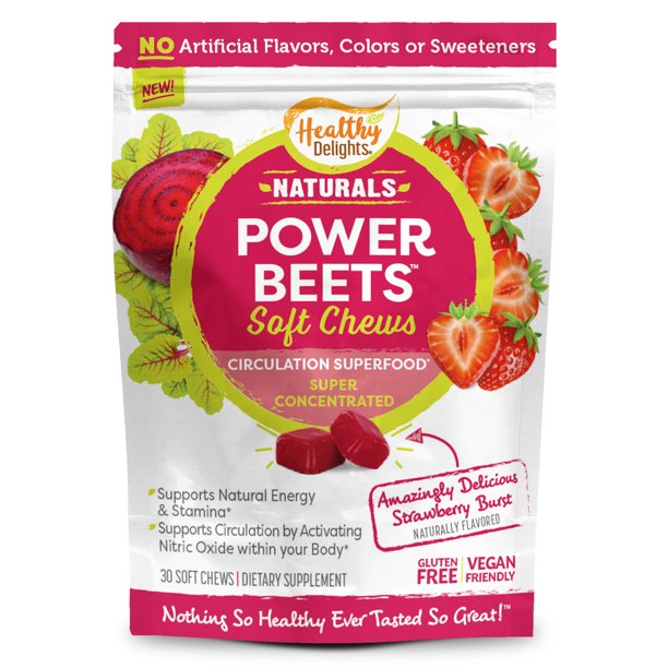 Picture of Healthy Delights KHRM00341724 Naturals Power Beets Chews - 30 Piece