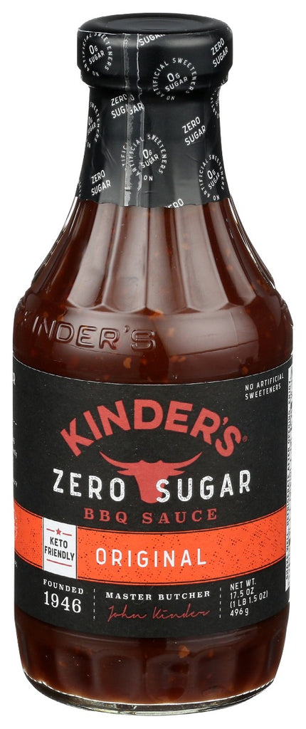 Picture of Kinders KHRM00342895 17.5 oz Zero Sugar Original BBQ Sauce