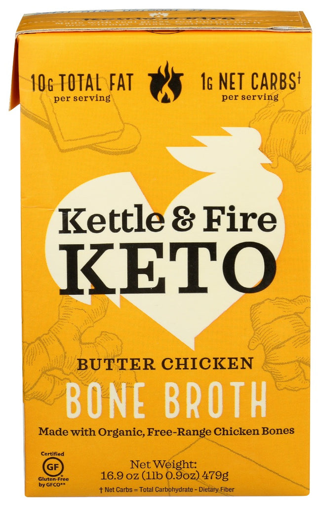 Picture of Kettle & Fire KHRM00360239 16.9 oz Chicken Butter Bone Broth