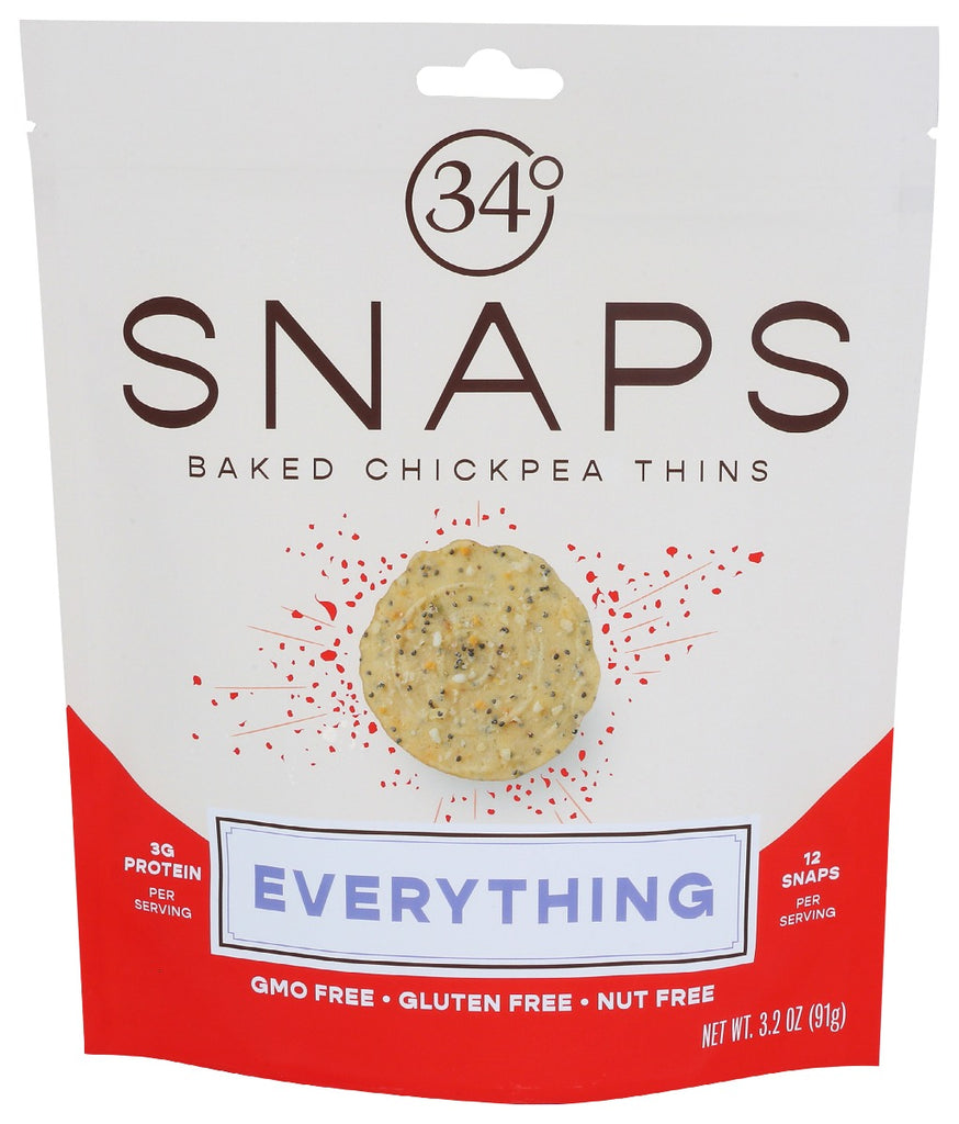 Picture of 34 Degrees KHRM00360728 3.2 oz Everything Snaps Snack