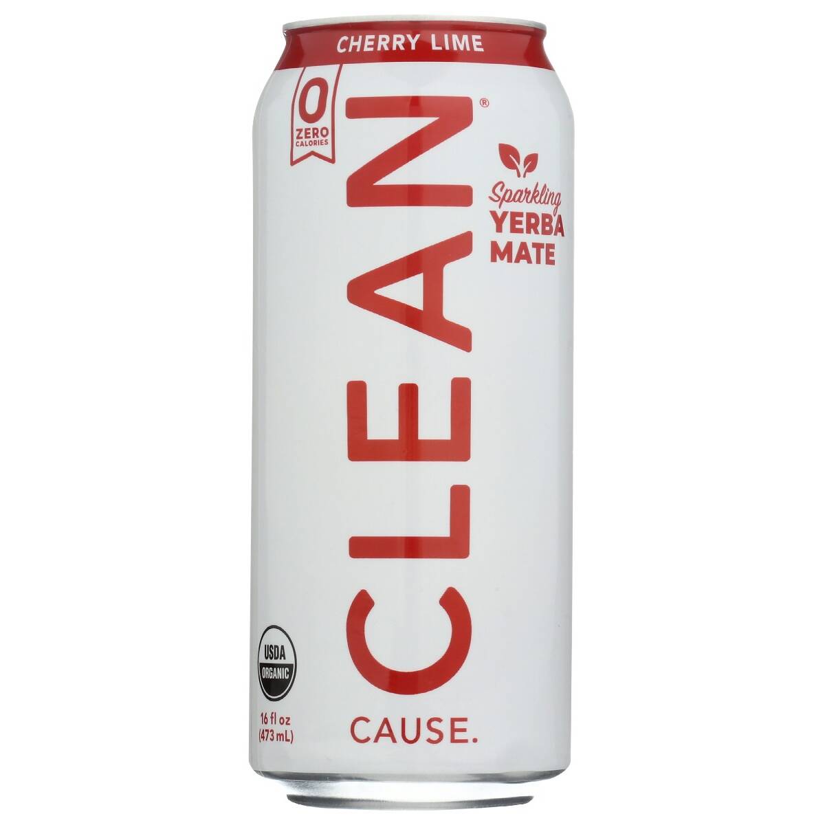 Picture of Clean Cause KHRM00363052 16 fl oz Cherry Lime Sparkling Yerba Mate