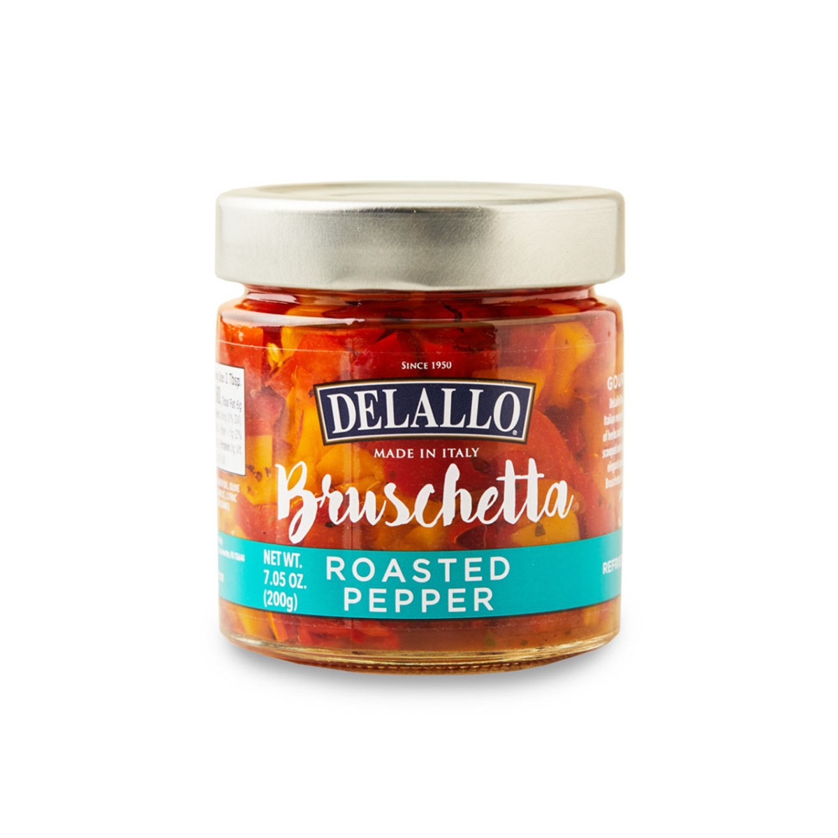 Picture of Delallo KHRM00363115 7.05 oz Roasted Red Pepper Bruschetta