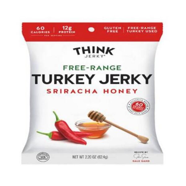 Picture of Think Jerky KHRM00367322 2.2 oz Free Range Sriracha Honey Turkey Jerky