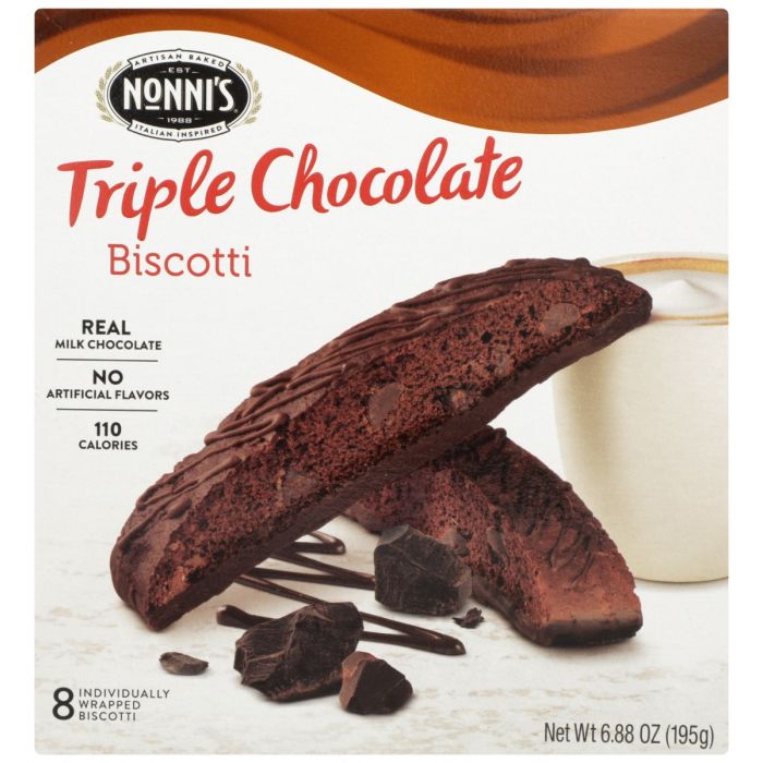 Picture of Nonnis KHRM00368593 6.88 oz Milk Chocolate Triple Biscotti