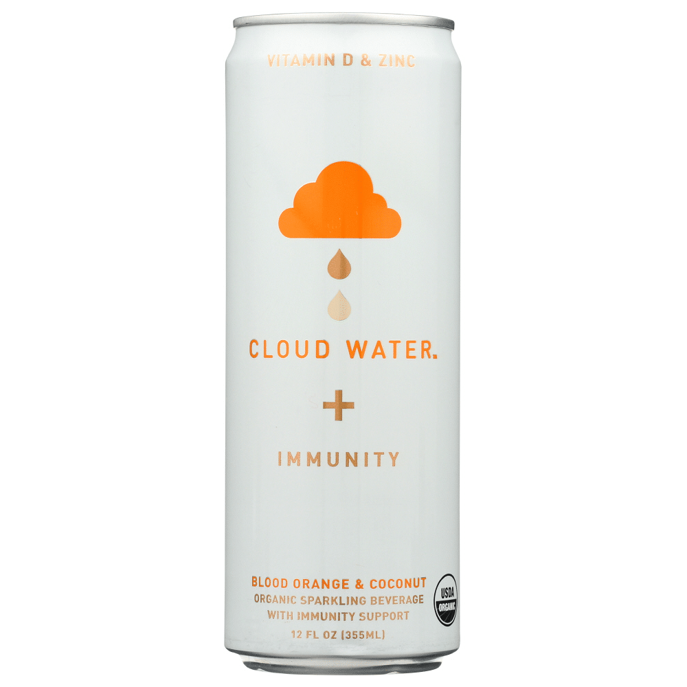 Picture of Cloud Water Immunity KHRM00370946 12 fl oz Blood Orange & Coconut Sparkling Water