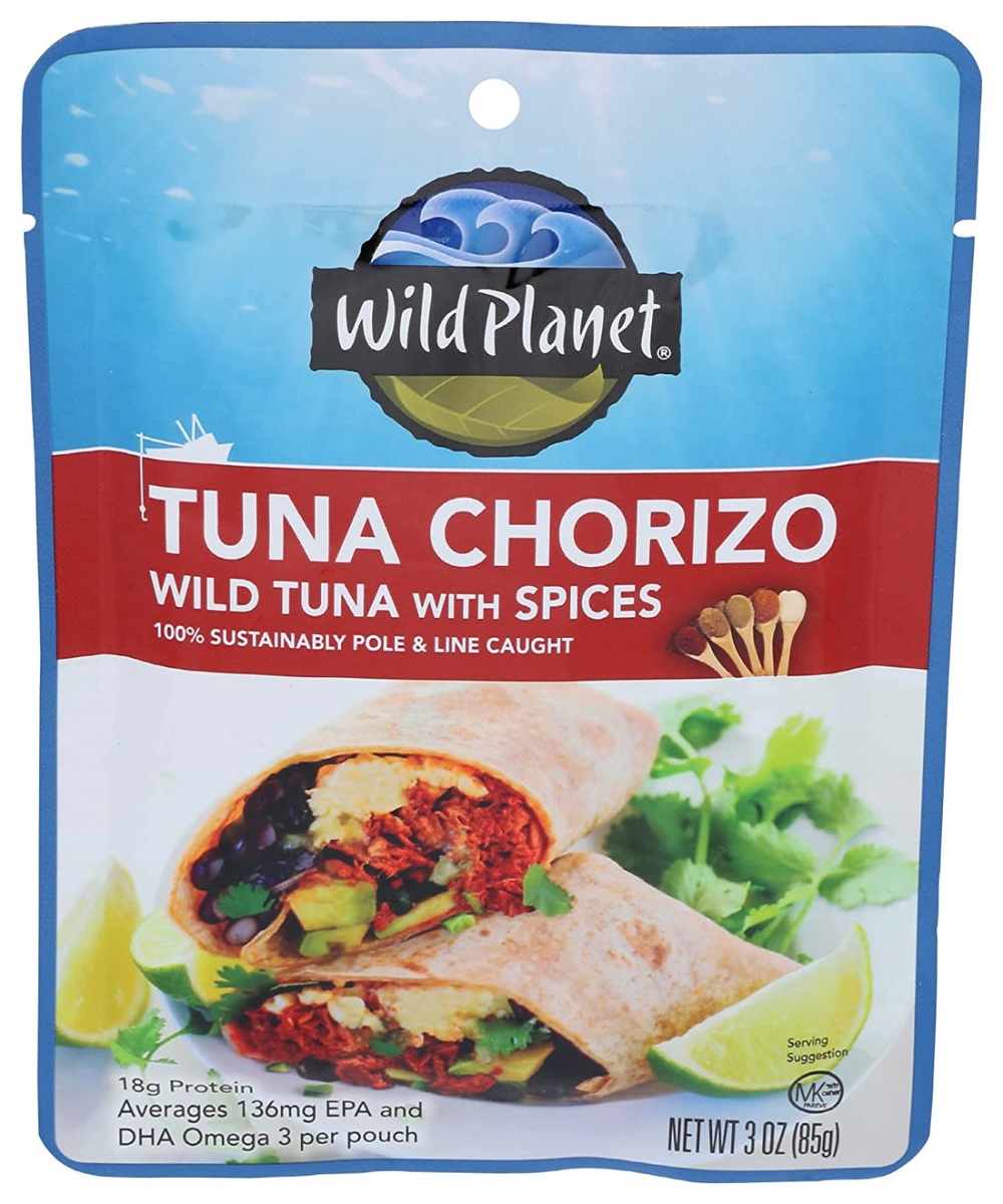 Picture of Wild Planet KHRM00373968 3 oz Tuna Chorizo Treat