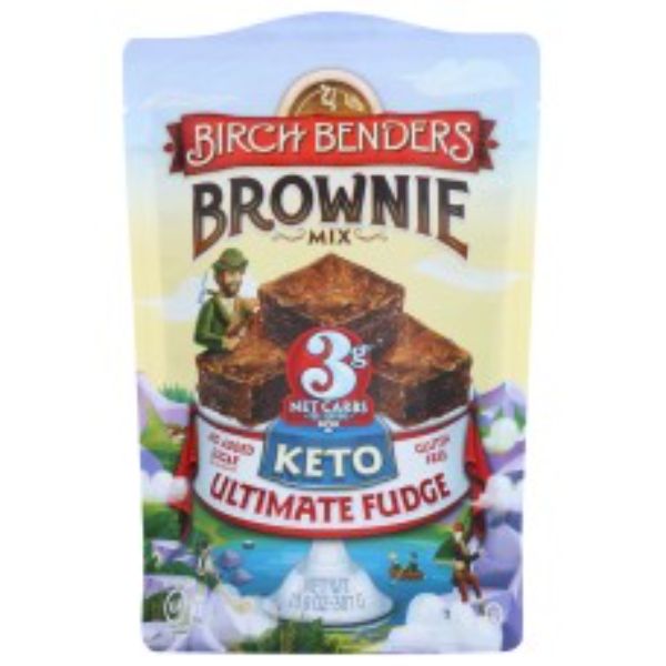 Picture of Birch Benders KHRM00374424 10.8 oz Keto Ultimate Fudge Brownie Mix