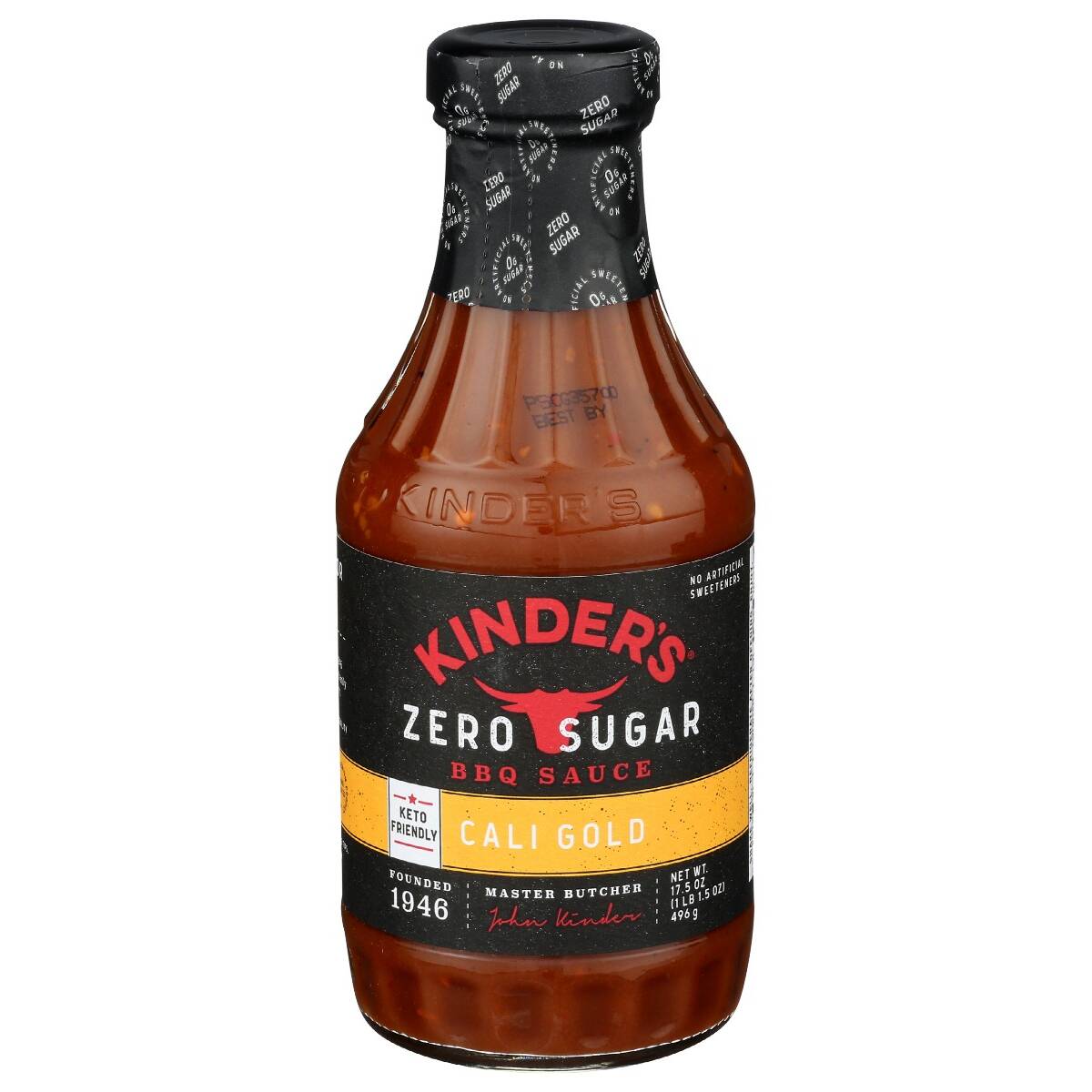 Picture of Kinders KHRM00375085 17.5 oz Zero Sugar Cali Gold BBQ Sauce