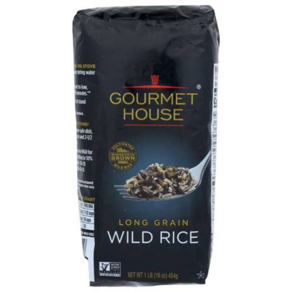 Picture of Gourmet House KHRM00380648 16 oz Long Grain Wild Rice