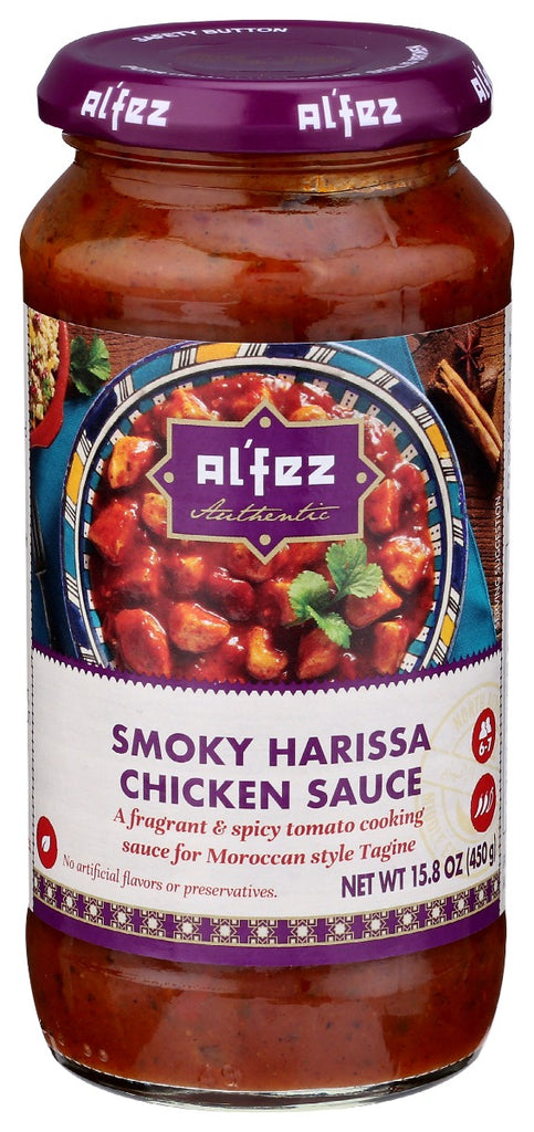 Picture of Al Fez KHRM00384772 15.8 oz Smoky Harissa Chicken Sauce