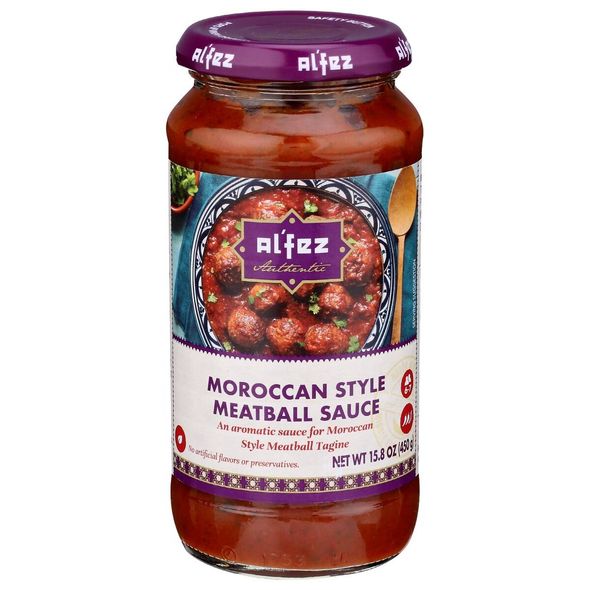 Picture of Al Fez KHRM00384773 15.8 oz Moroccan Style Meatball Sauce