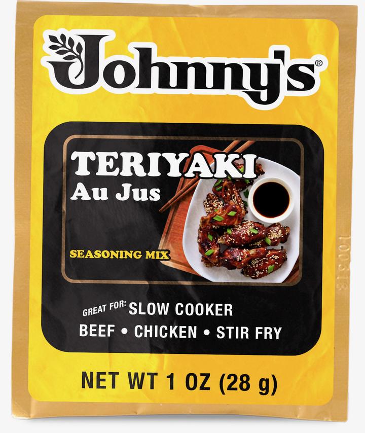 Picture of Johnnys Fine Foods KHRM00386173 1 oz Au Jus Teriyaki Powder