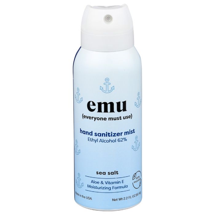 Picture of Emu KHRM00386325 2.2 oz Sea Salt Mist Hand Sanitizer