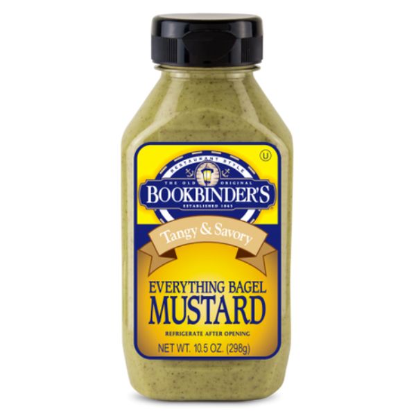 Picture of Bookbinders KHRM00392890 10.5 oz Mustard Everything Bagel Crisps