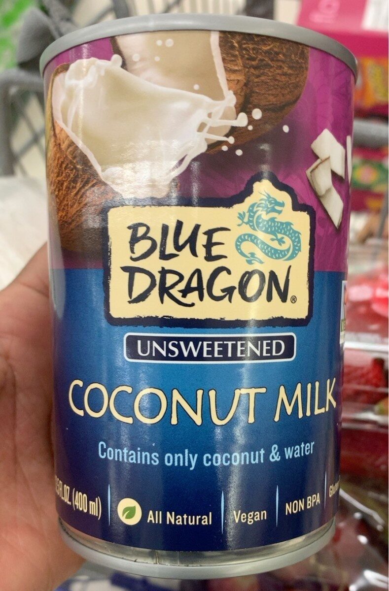 Picture of Blue Dragon KHRM00396503 13.5 oz Unsweetened Coconut Milk